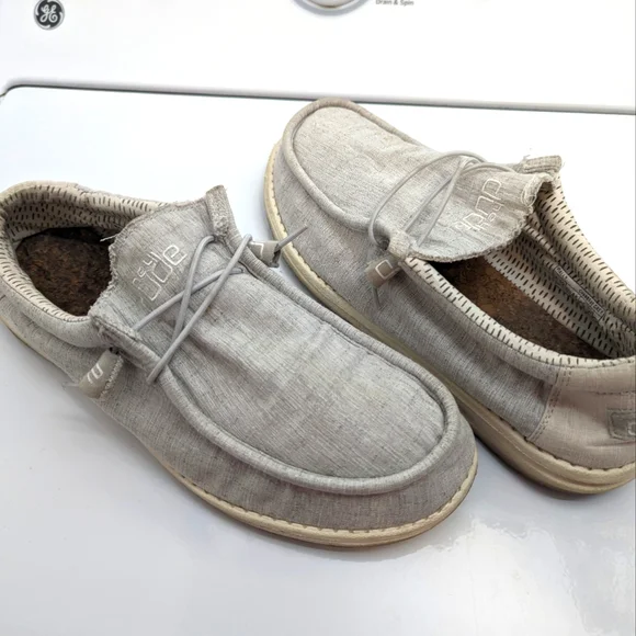 Grey Hey Dude Mens Shoes Amazon Hey Dude Men's Wally Funk Mono